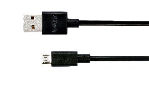 DATA CABLE 2A BLACK 1M MICRO USB