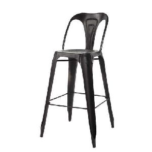 HV1711 Black Metal Bar Chair