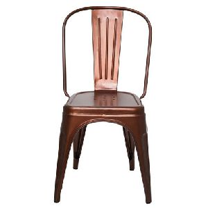 HV1712 Dark Brown Metal Chair