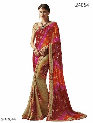 Bandhej Saree