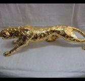 Handcrafted Leopard Statue