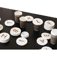 Marble Alphabet Coaster