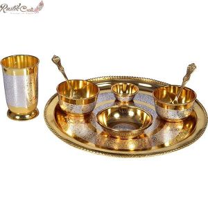 Brass Thali Set