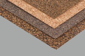 rubberised cork sheets