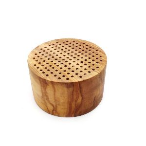 Round Wooden Speaker