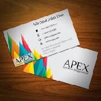 multi color visiting card
