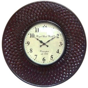 decorative wooden wall clock