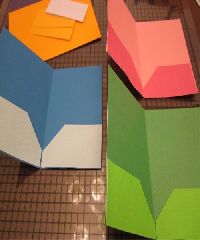 handmade paper folder