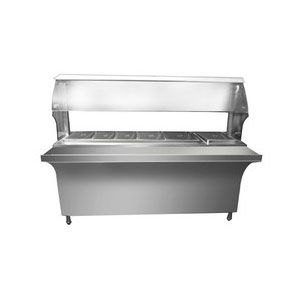 HOT BAIN MARIE WITH SNEEZE GUARD