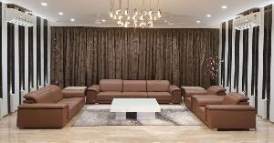 Leather Sofa Set