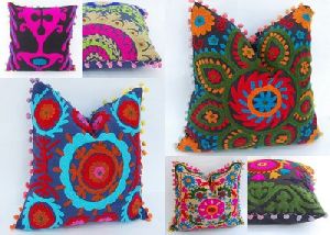 Embroidered Cushion Cover