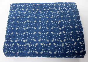 Indigo Blue Block Print Fabric