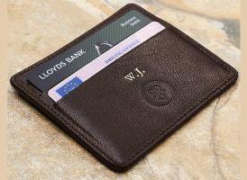 leather atm card holder