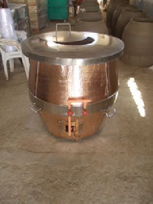ARECTO2 Copper Round gas Tandoor