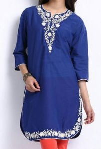 Zedd Navy Blue Kurti