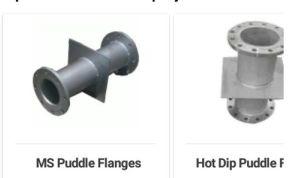 M.S Puddle Flanges