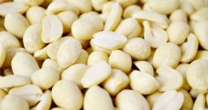 blanch peanuts