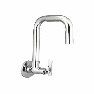 KCS Brass Wall Flange Sink Cock