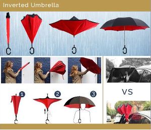 Inverted umbrella