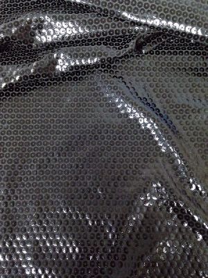 Polyester Net Foil Print Fabric