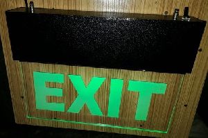 LED Exit Sign Board