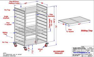 Clean Room Cooling Trolley