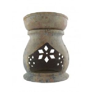 Hand carved Oil burner