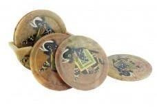 Rajasthan handcrafted round shaped Tea Coaster