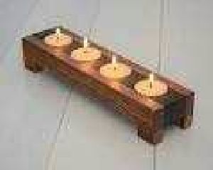 Wooden Candle Stand 02