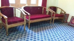 Wooden Sofa Set