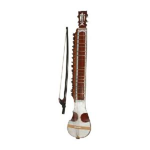 wooden dilruba music instrument