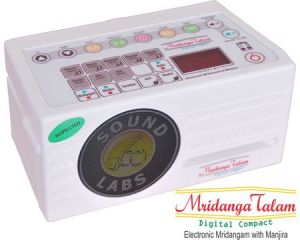 Mridanga Talam Digital Compact Electronic Mridangam and Manjira