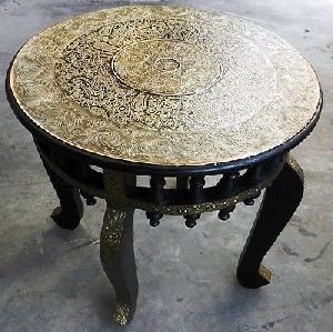 Brass Fitted Center Table