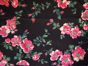 cambric cotton printed fabric