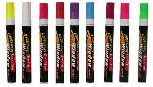 Soni Officemate Fluorescent Window Marker Pens