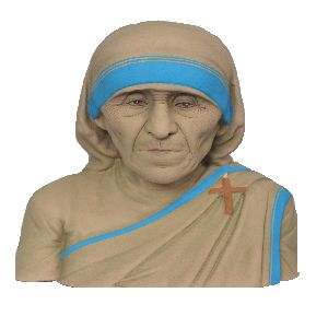 Half Mother Teresa Statue
