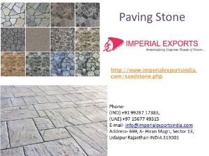 Paving Stone