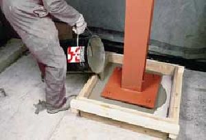 Stanchion Grouting