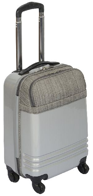 Polycarbonate inch Grey Hardsided Cabin Bag