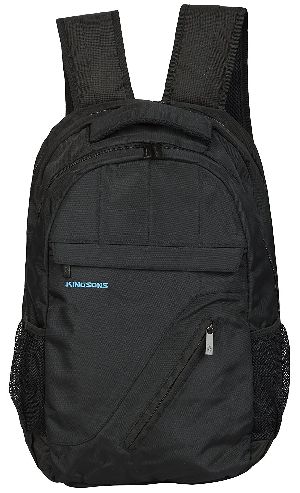 Kingsons Nylon 15 Liters Black Laptop Backpack