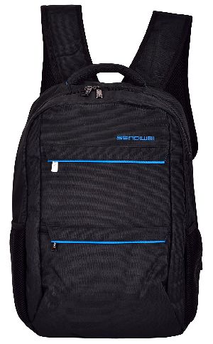 Sendiwei Nylon 15 liters black laptop backpack