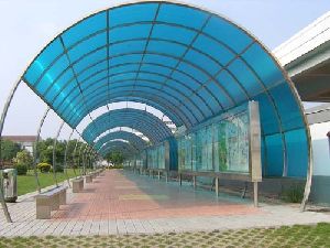 polycarbonate sheet structure