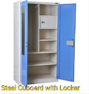 Steel Cupboard with Locker