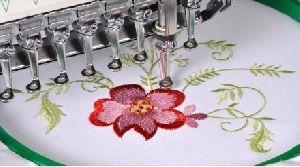 Computerised Embroidery Work In Kurtis