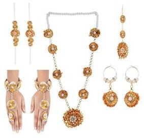 Gota Patti Jewellery Set