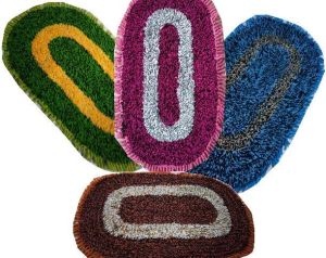 AV Creations Colorful Attractive shaggy doormat...