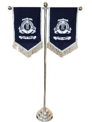 T-Pole Stand with Flags