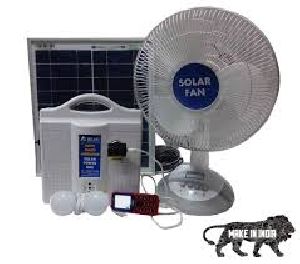 Solar Lighting System With Fan