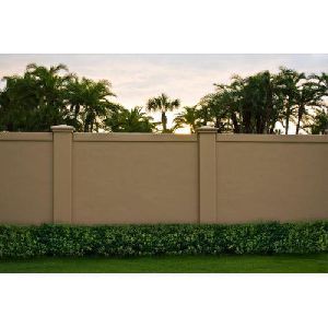 Yellow RCC Compound Boundary Walls