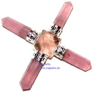 Rose Quartz Pyramid Energy Generator